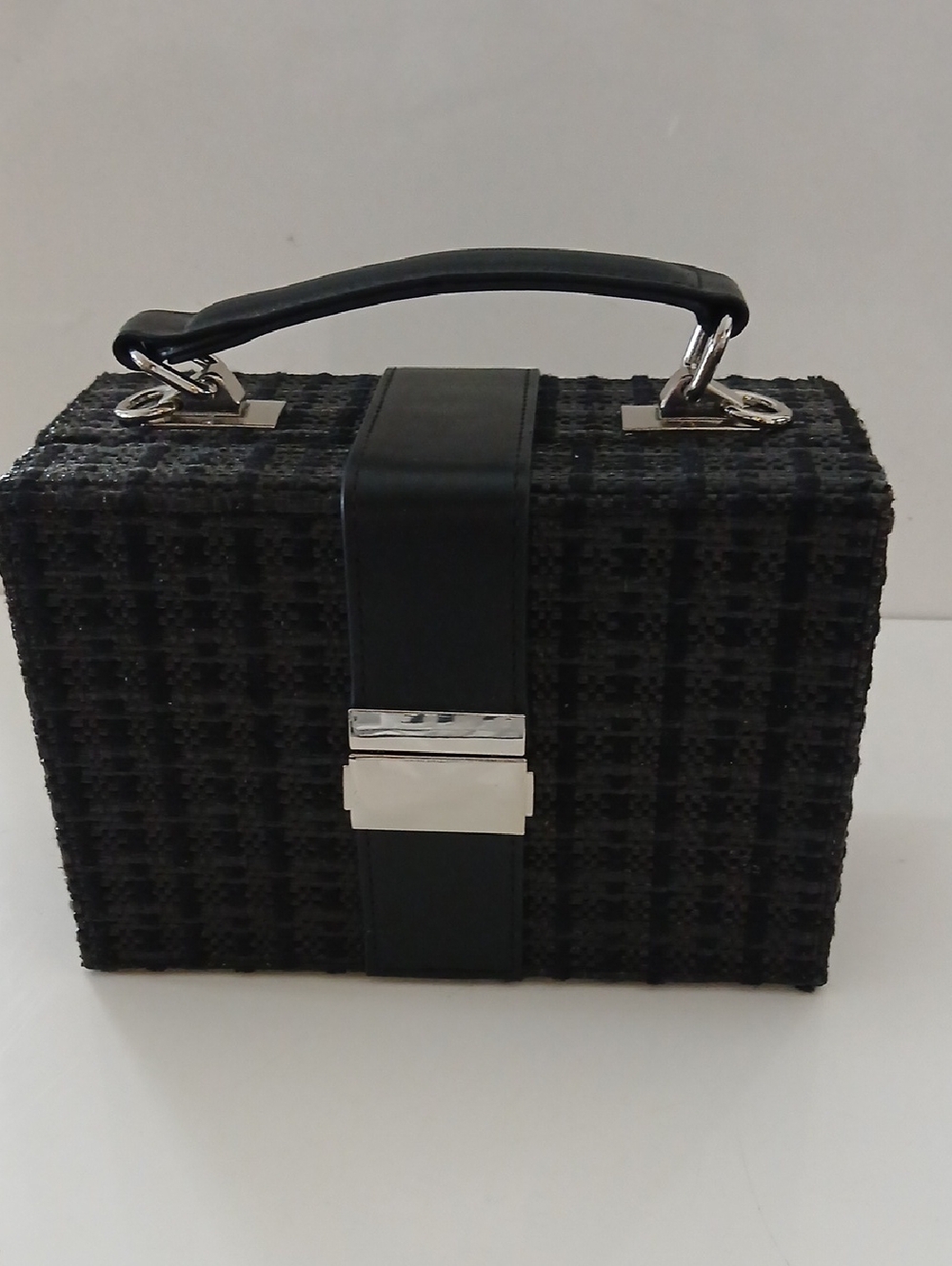 Classic Black Structured Top-Handle Women’s Bag NEW